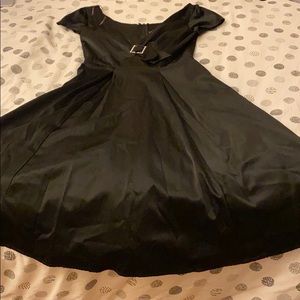 Black evening dress